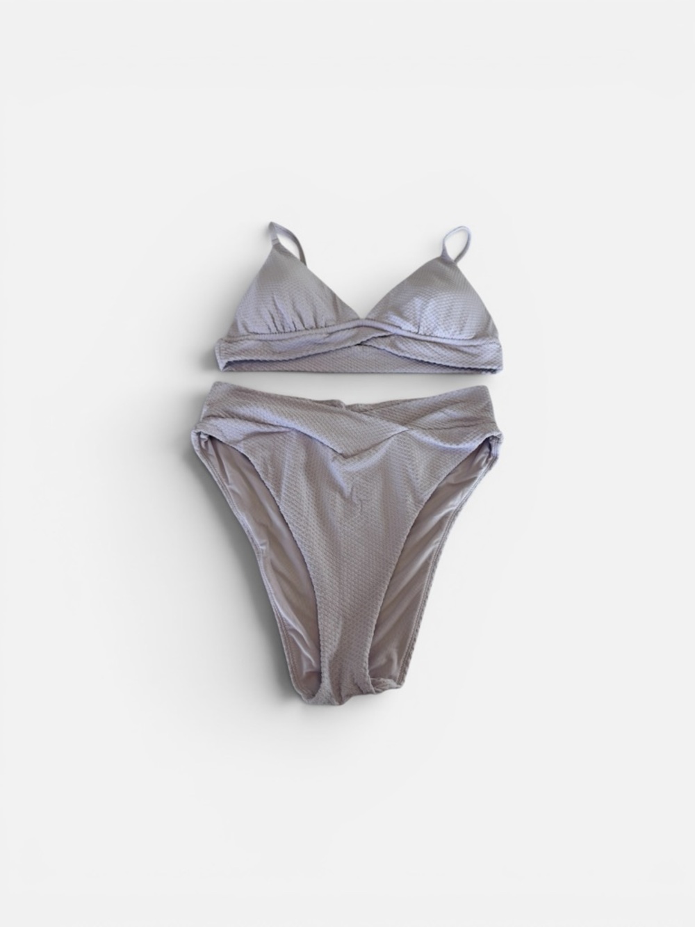 aerie Light Lavender High-Cut Cheeky Bikini Bottoms